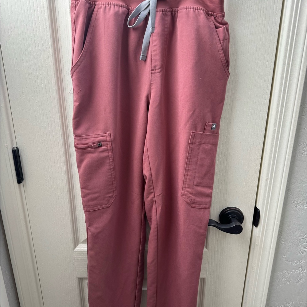 Figs Mauve Yola High Waisted 2.0 Skinny Scrub Pants